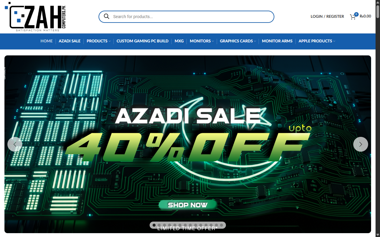 ZAH Computers — Pakistan's Premier Gaming PC & Hardware Store